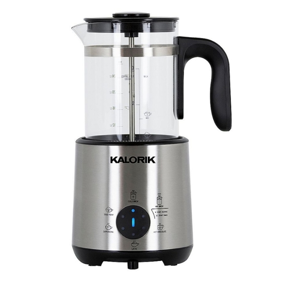 ☕ NIB‼️ Kalorik brand Stainless Steel Barista French Press - Picture 5 of 14